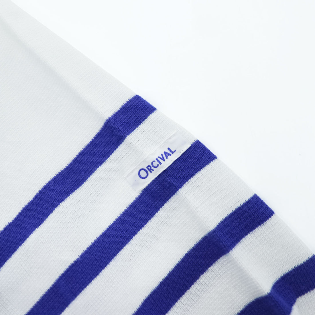 ORCIVAL フランス製 バスクシャツ 長袖 ロングスリーブ Tシャツ ロンT XL ブルー ホワイト ボーダー ボートネック