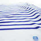 ORCIVAL フランス製 バスクシャツ 長袖 ロングスリーブ Tシャツ ロンT XL ブルー ホワイト ボーダー ボートネック