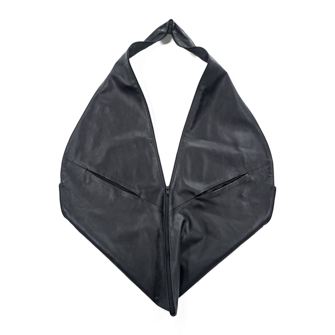 T.A.S ティーエーエス 2WAY VEST BAG レザーベストバッグ FREE ワンショルダーバッグ レザーベスト ブラック