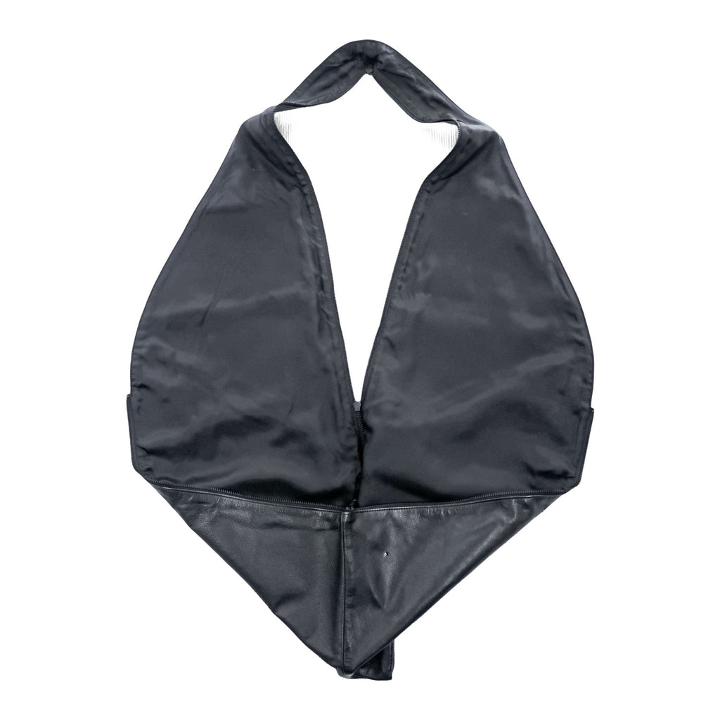 T.A.S ティーエーエス 2WAY VEST BAG レザーベストバッグ FREE ワンショルダーバッグ レザーベスト ブラック