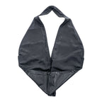 T.A.S ティーエーエス 2WAY VEST BAG レザーベストバッグ FREE ワンショルダーバッグ レザーベスト ブラック