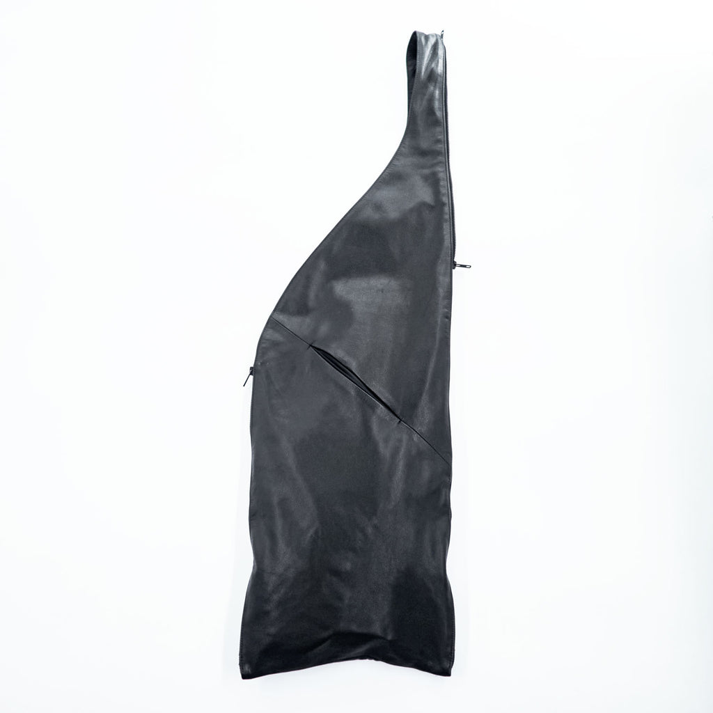 T.A.S ティーエーエス 2WAY VEST BAG レザーベストバッグ FREE ワンショルダーバッグ レザーベスト ブラック