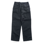 TRU-SPEC BDU 米軍 US ARMY ミリタリー カーゴパンツ L ブラック コンバット トラウザーズ ダブルニー ドローコード 8415-01-084-1713