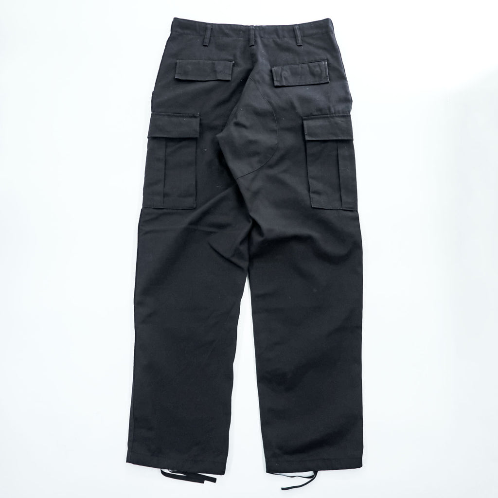 TRU-SPEC BDU 米軍 US ARMY ミリタリー カーゴパンツ L ブラック コンバット トラウザーズ ダブルニー ドローコード 8415-01-084-1713