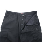 TRU-SPEC BDU 米軍 US ARMY ミリタリー カーゴパンツ L ブラック コンバット トラウザーズ ダブルニー ドローコード 8415-01-084-1713
