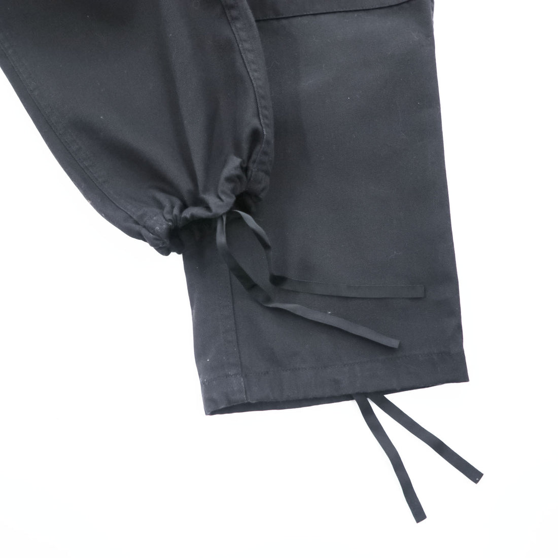 TRU-SPEC BDU 米軍 US ARMY ミリタリー カーゴパンツ L ブラック コンバット トラウザーズ ダブルニー ドローコード 8415-01-084-1713