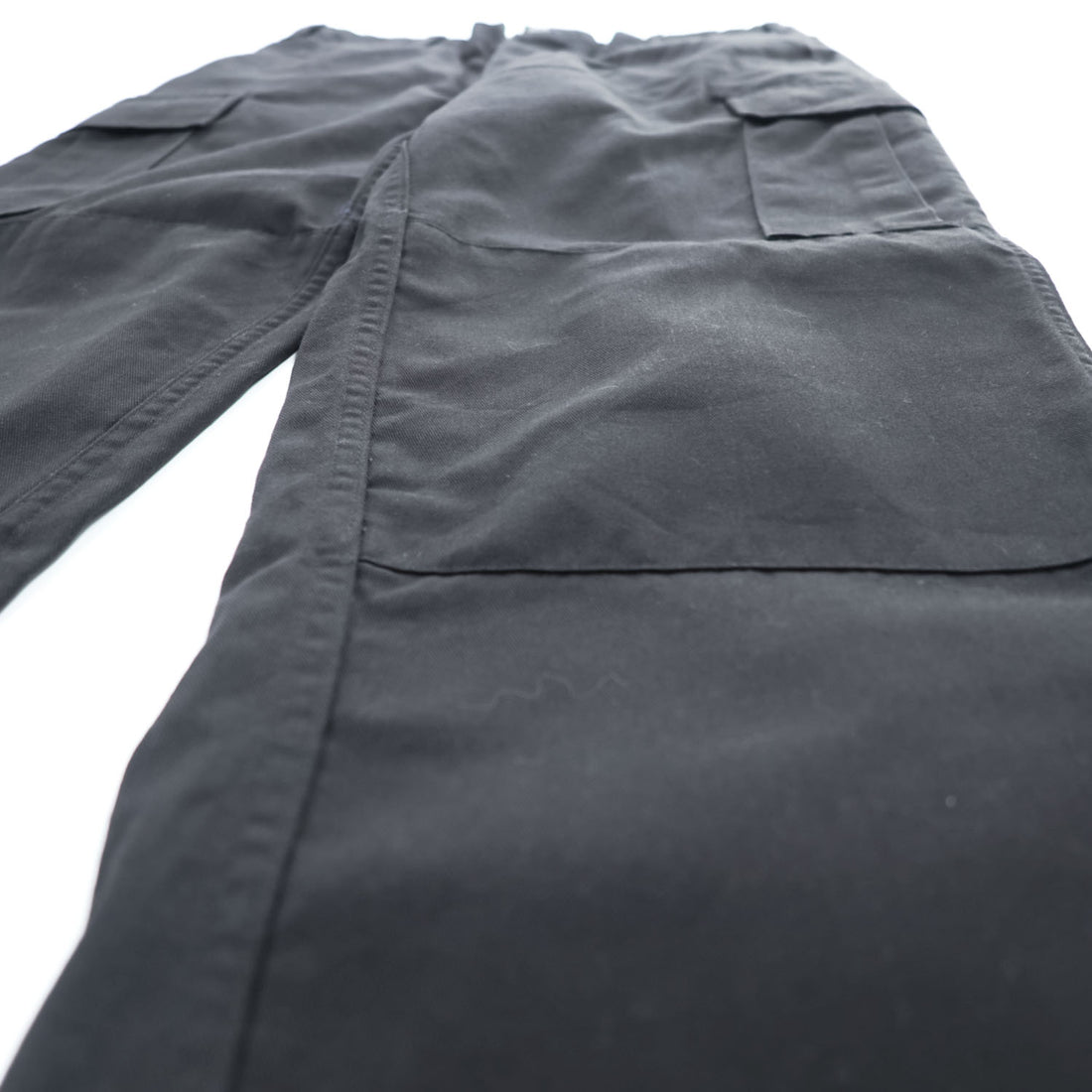 TRU-SPEC BDU 米軍 US ARMY ミリタリー カーゴパンツ L ブラック コンバット トラウザーズ ダブルニー ドローコード 8415-01-084-1713
