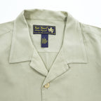 Nat Nast Luxury Originals 90年代 ヴィンテージ 半袖 シルク オープンカラーシャツ L ベージュ 開襟 ボックスシルエット