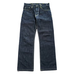 PIKE BROTHERS Roamer Pant Jeans Dark Indigo 11oz Selvedge Button Fly Back Cinch W30 L34