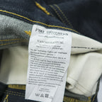 PIKE BROTHERS Roamer Pant Jeans Dark Indigo 11oz Selvedge Button Fly Back Cinch W30 L34