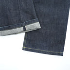 PIKE BROTHERS Roamer Pant Jeans Dark Indigo 11oz Selvedge Button Fly Back Cinch W30 L34