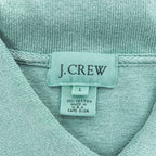 J.CREW 90年代 USA製 ヴィンテージ ポロシャツ L グリーン ヴィンテージ加工 鹿の子