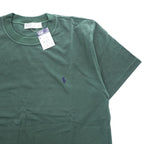 Polo Ralph Lauren 鹿の子 半袖 Tシャツ M グリーン 刺繍 スモールポニー ロゴ 未使用品