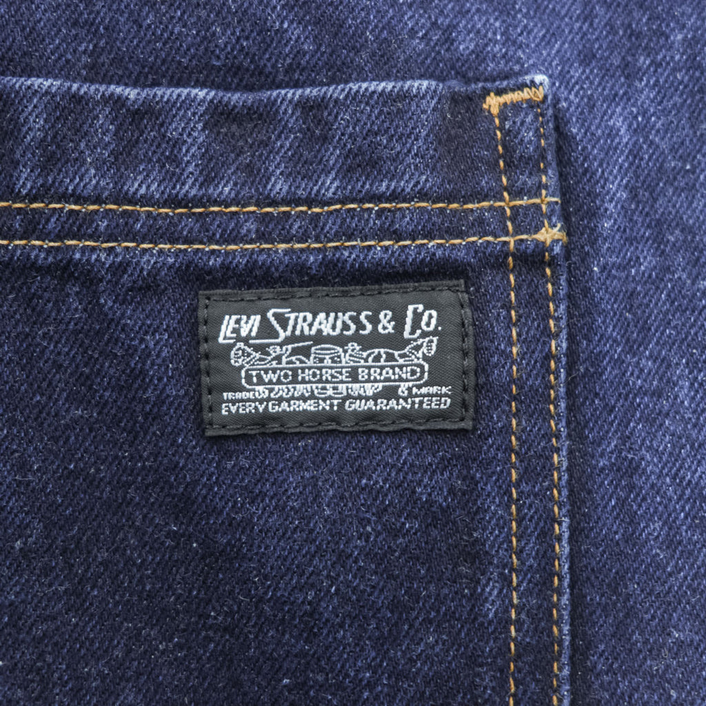 Levi's ビッグE デニム オーバーオール L インディゴ ブルー 濃紺 リジッド ペインター ビブ A2092-0000