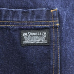 Levi's ビッグE デニム オーバーオール L インディゴ ブルー 濃紺 リジッド ペインター ビブ A2092-0000