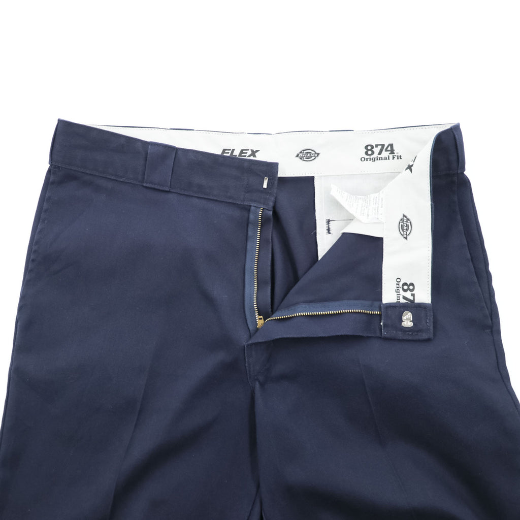 Dickies 874 ORIGINAL FIT FLEX チノ ワークパンツ 36 × 30 ネイビー 11874DN