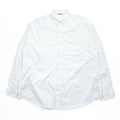 AURALEE 日本製 WASHED FINX TWILL BIG SHIRTS 長袖 ビッグシャツ L ホワイト オーバーサイズ フィンクスコットンツイル A7AS02TN