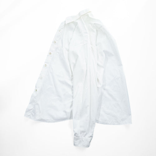 AURALEE Made in Japan FINX TWILL BIG SHIRT Long Sleeve Shirt 4 White A7AS02TN