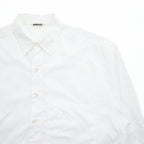 AURALEE 日本製 WASHED FINX TWILL BIG SHIRTS 長袖 ビッグシャツ L ホワイト オーバーサイズ フィンクスコットンツイル A7AS02TN