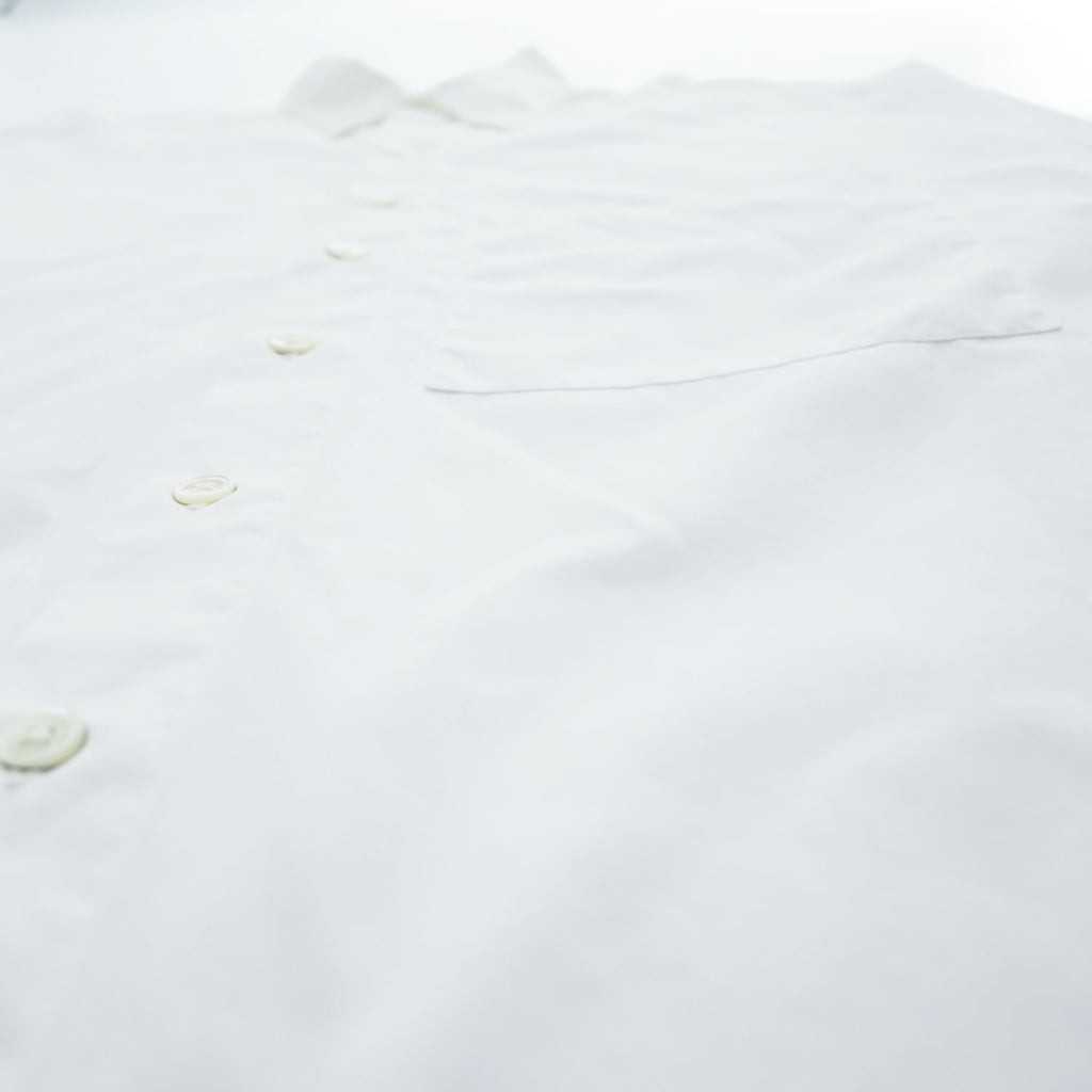 AURALEE 日本製 WASHED FINX TWILL BIG SHIRTS 長袖 ビッグシャツ L ホワイト オーバーサイズ フィンクスコットンツイル A7AS02TN