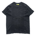 HURRAY HURRAY 日本製 リメイク 再構築 Tシャツ RANDOM RIB TEE ブラック 天竺 ランダムリブ