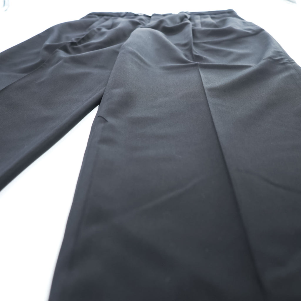 IVY CREW 90年代 ヴィンテージ センタープレス スラックス パンツ XL ブラック ワイド タック プリーツ ダブルカフス
