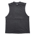 Los Angeles Apparel 米国製 6.5オンス ノースリーブ カットオフTシャツ タンクトップ グレー フェードブラック USA製