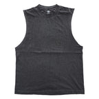 Los Angeles Apparel 米国製 6.5オンス ノースリーブ カットオフTシャツ タンクトップ グレー フェードブラック USA製