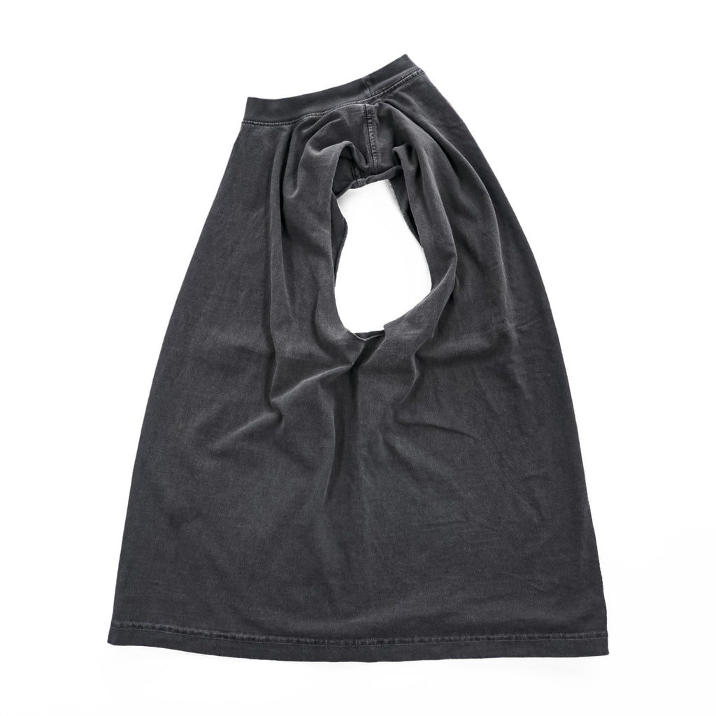 Los Angeles Apparel 米国製 6.5オンス ノースリーブ カットオフTシャツ タンクトップ グレー フェードブラック USA製