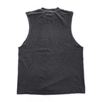 Los Angeles Apparel 米国製 6.5オンス ノースリーブ カットオフTシャツ タンクトップ グレー フェードブラック USA製