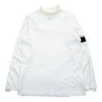 OAMC ハイネック 長袖 ロングスリーブ Tシャツ ロンT L ホワイト サイドライン テープ I024514 ポルトガル製
