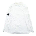 OAMC ハイネック 長袖 ロングスリーブ Tシャツ ロンT L ホワイト サイドライン テープ I024514 ポルトガル製