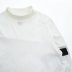 OAMC ハイネック 長袖 ロングスリーブ Tシャツ ロンT L ホワイト サイドライン テープ I024514 ポルトガル製