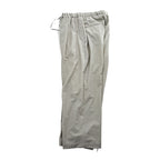 EDIFICE LA BOUCLE Japan Made Slacks Wide Tuck Pleated Easy Pants M Beige Stretch 21-030-300-1020-1-0