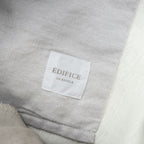 EDIFICE LA BOUCLE Japan Made Slacks Wide Tuck Pleated Easy Pants M Beige Stretch 21-030-300-1020-1-0