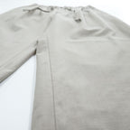 EDIFICE LA BOUCLE Japan Made Slacks Wide Tuck Pleated Easy Pants M Beige Stretch 21-030-300-1020-1-0
