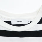 Graphpaper 日本製 BORDER S/S POCKET TEE ボーダー ポケット Tシャツ M ホワイト ブラック GM201-70149B