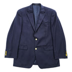 LAUREN RALPH LAUREN 90年代 ヴィンテージ ブレザー テーラードジャケット L ネイビー 紺ブレ 金ボタン ギャバジン macy's men's store