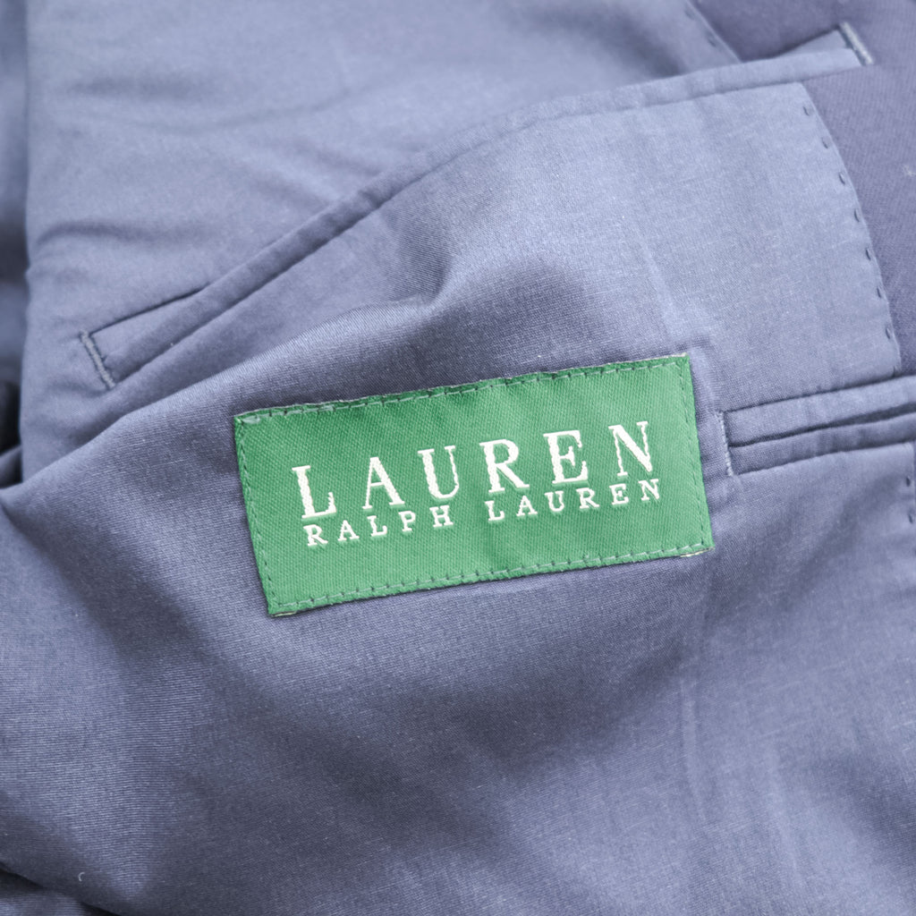LAUREN RALPH LAUREN 90年代 ヴィンテージ ブレザー テーラードジャケット L ネイビー 紺ブレ 金ボタン ギャバジン macy's men's store