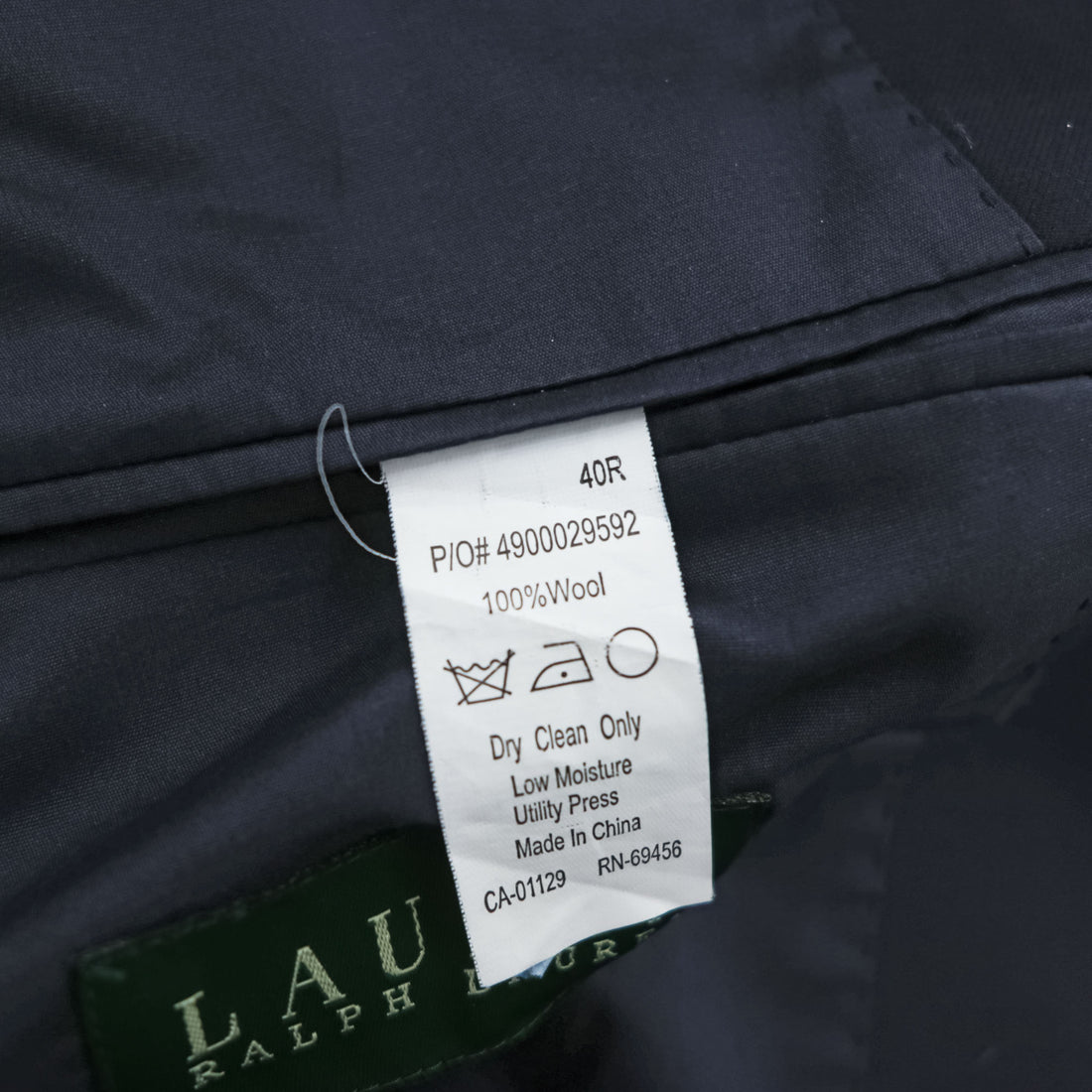 LAUREN RALPH LAUREN 90年代 ヴィンテージ ブレザー テーラードジャケット L ネイビー 紺ブレ 金ボタン ギャバジン macy's men's store