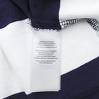 Polo Ralph Lauren ボーダー ポロシャツ L ホワイト ネイビー ビッグポニー