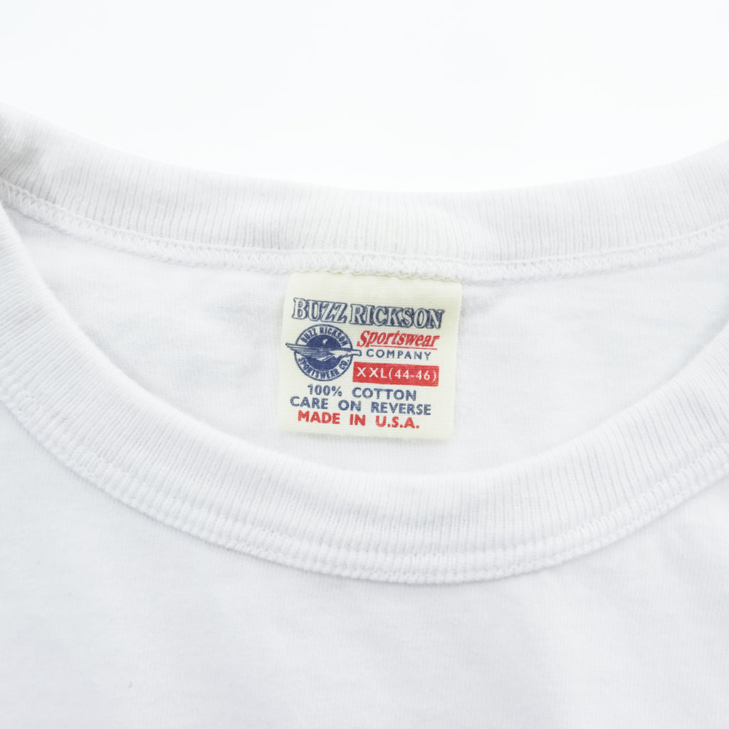 BUZZ RICKSON'S USA製 ポケット Tシャツ XL ホワイト U.S.ARMY SIGNAL CORPS