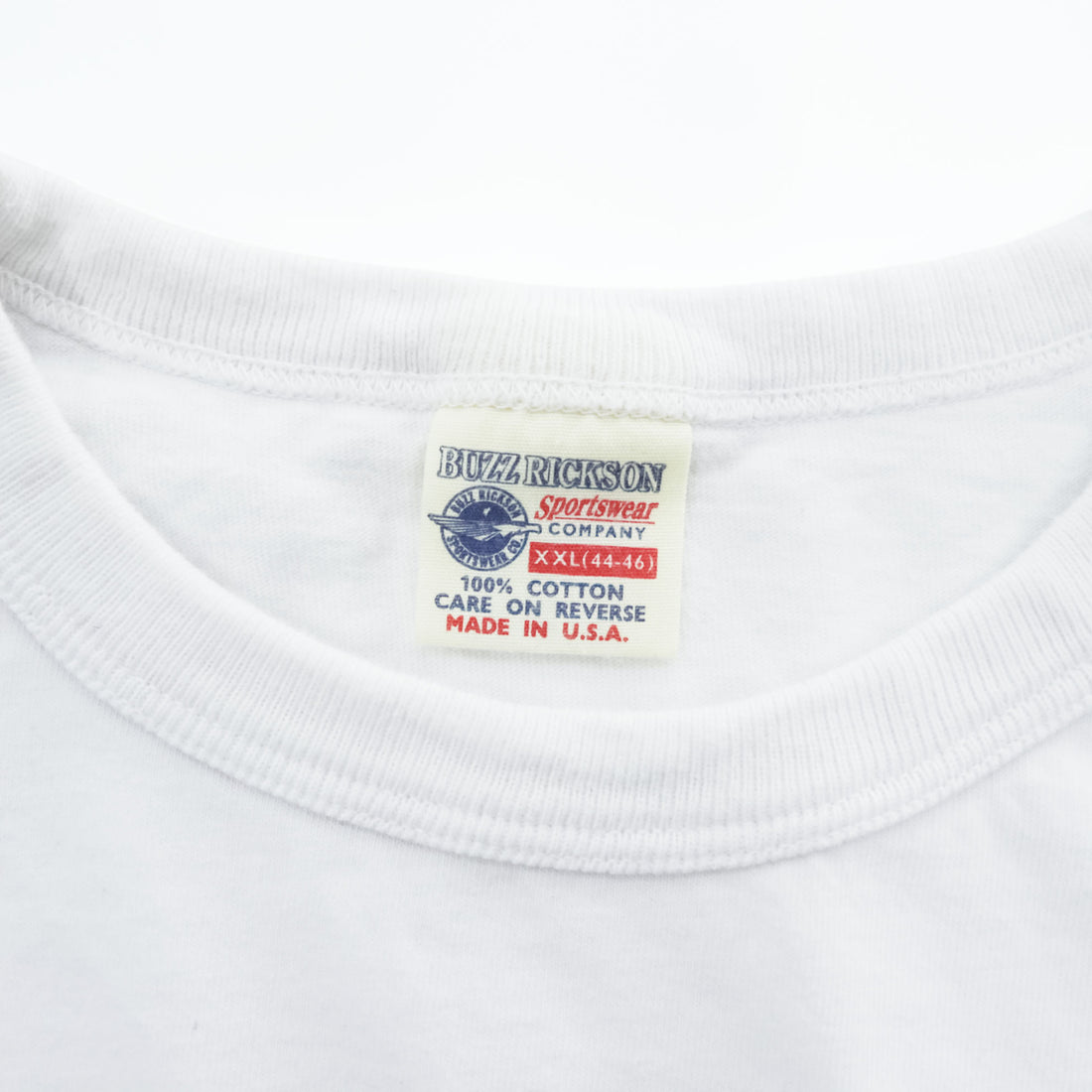 BUZZ RICKSON'S USA製 ポケット Tシャツ XL ホワイト U.S.ARMY SIGNAL CORPS