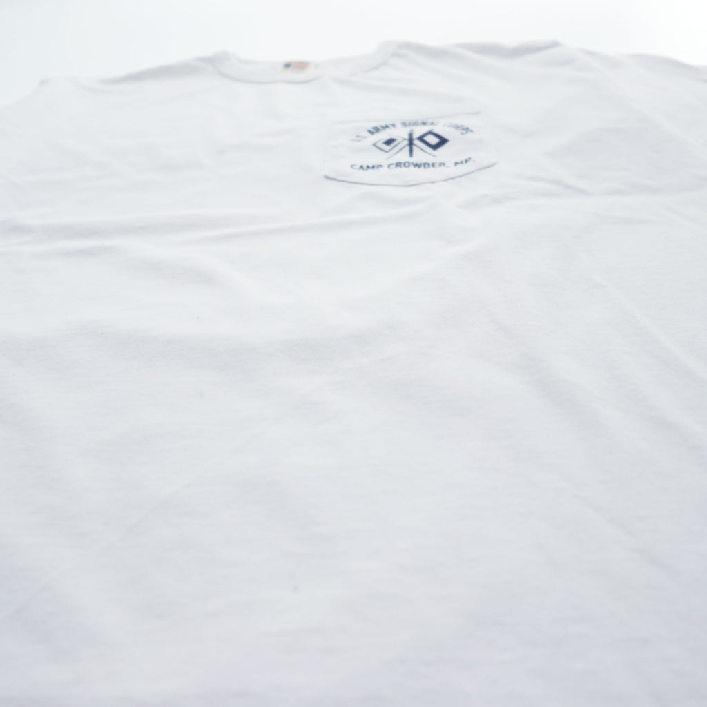 BUZZ RICKSON'S USA製 ポケット Tシャツ XL ホワイト U.S.ARMY SIGNAL CORPS