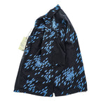 Reyn Spooner Short-Sleeve Shirt, Size M, Black/Blue Patterned, JOURNAL STANDARD relume Exclusive, Unused, Open Collar, 20-051-464-0140-1-0