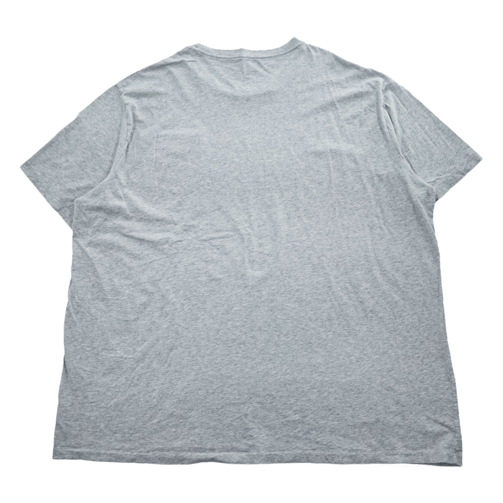 Polo Ralph Lauren Pocket T-Shirt Light Heather Grey 100% Cotton Crewneck Short Sleeve Embroidered Pony Pocket Oversize 4XLT