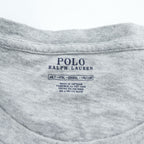 Polo Ralph Lauren Pocket T-Shirt Light Heather Grey 100% Cotton Crewneck Short Sleeve Embroidered Pony Pocket Oversize 4XLT