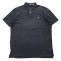 Polo Ralph Lauren ポロシャツ L CLASSIC FIT グレー スモールポニー ロゴ 刺繍 鹿の子