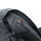 ETRO イタリア製 スラックス ドレスパンツ XL ダークネイビー ストライプ ダブルカフス