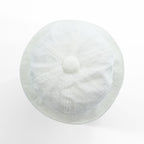 FRED PERRY 日本製 パイル バケットハット ホワイト ラウンドトップ ワンポイントロゴ